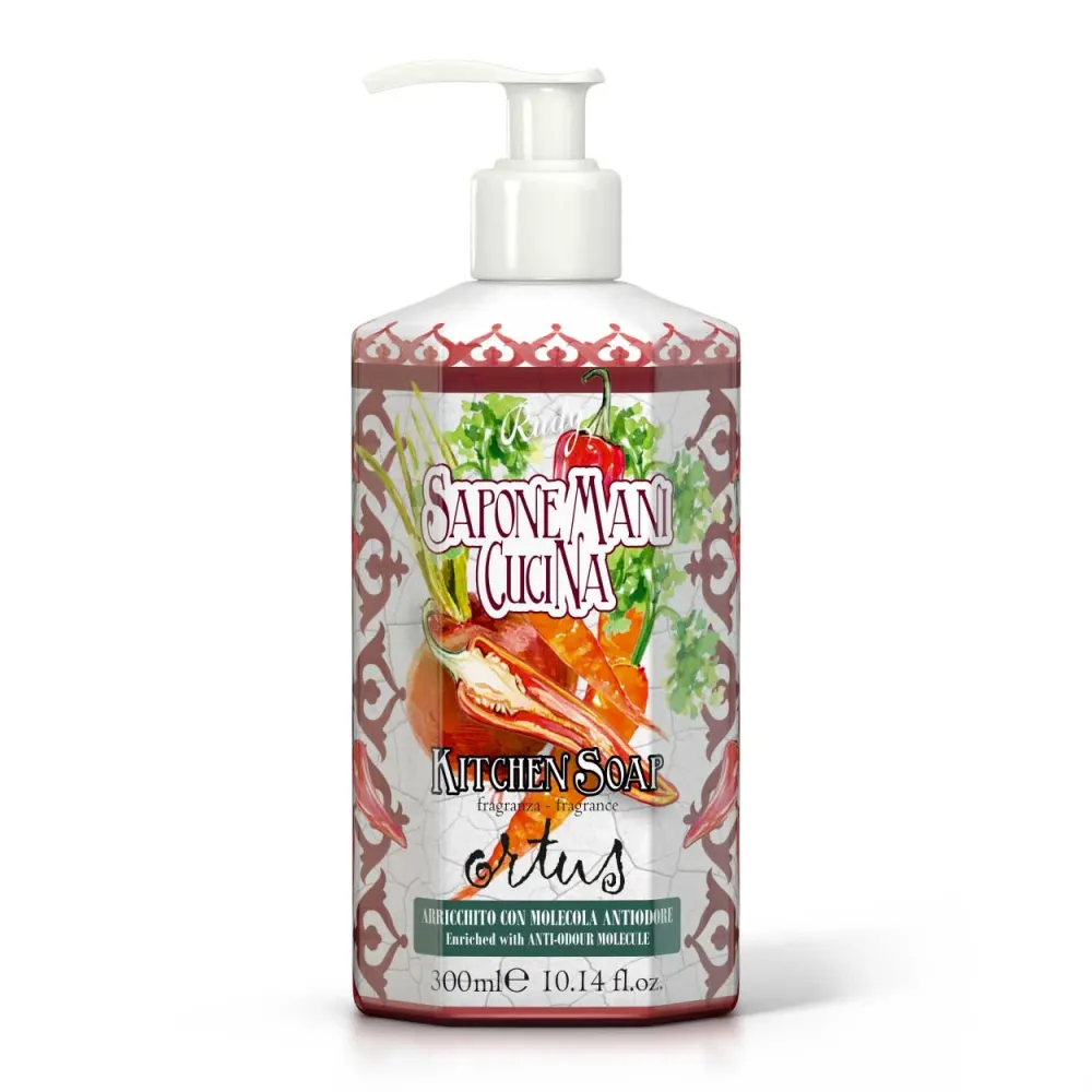<b>Jabón líquido de manos Ortus 300 ml</b><br>Con molécula antiolor<br><i>La casa de Rudy</i> | Sin Fragancia | Hipoalergé...