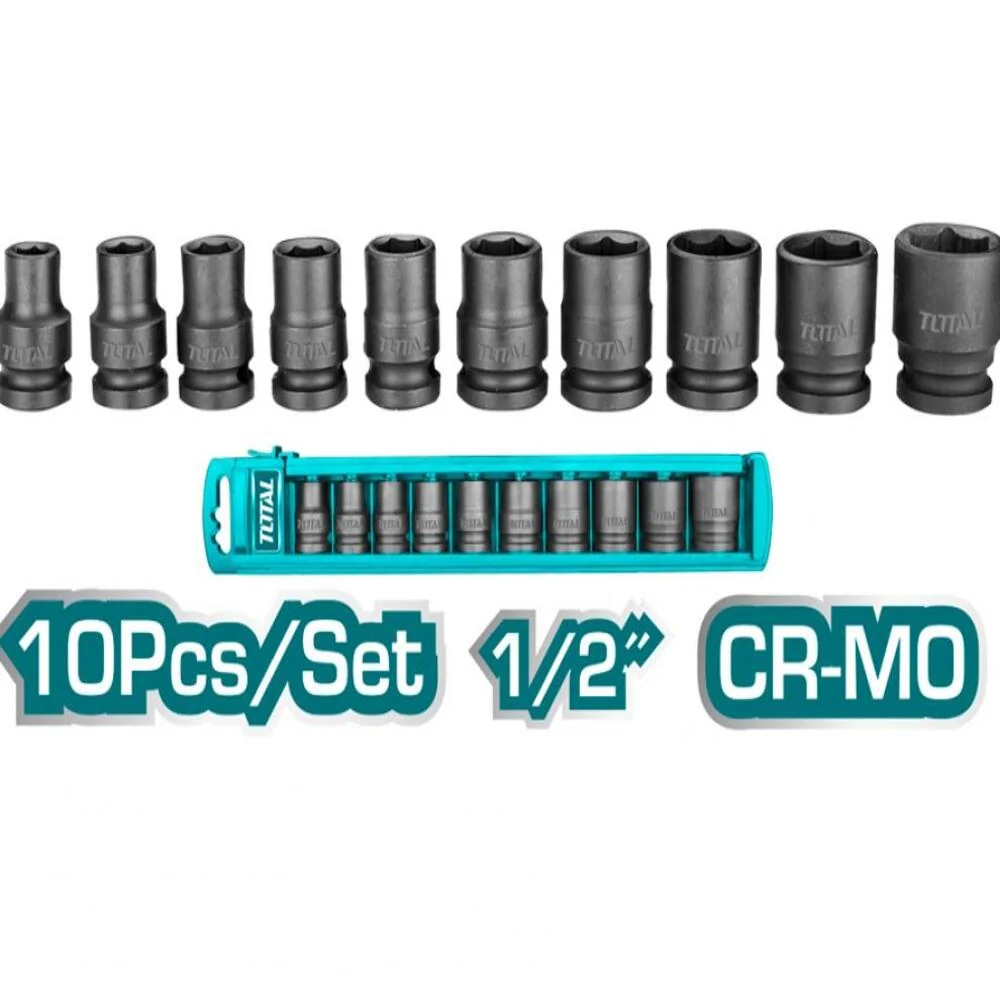 COPAS DE IMPACTO 1/2 INDUSTRIAL ALARGADO 38 MM JUEGO X 10PZS 10 - 24 MM TOTAL (THISTD12101) para Odontologí General