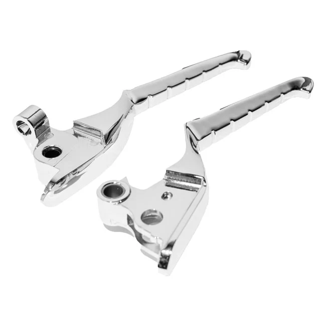 Jeringa Triple Kuryakyn, Juego De Manetas De Manillar Enygma Cromadas Para Harley Davidson