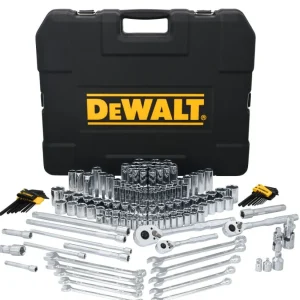Juego de herramientas mecánicas DEWALT TOUGHSERIES™ 3 Drive 185 piezas DWMT45409 con Luz LED