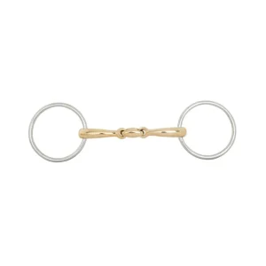 Loose Ring Snaffel 16mmsoft Contact Double Jointed Oro 135 mm