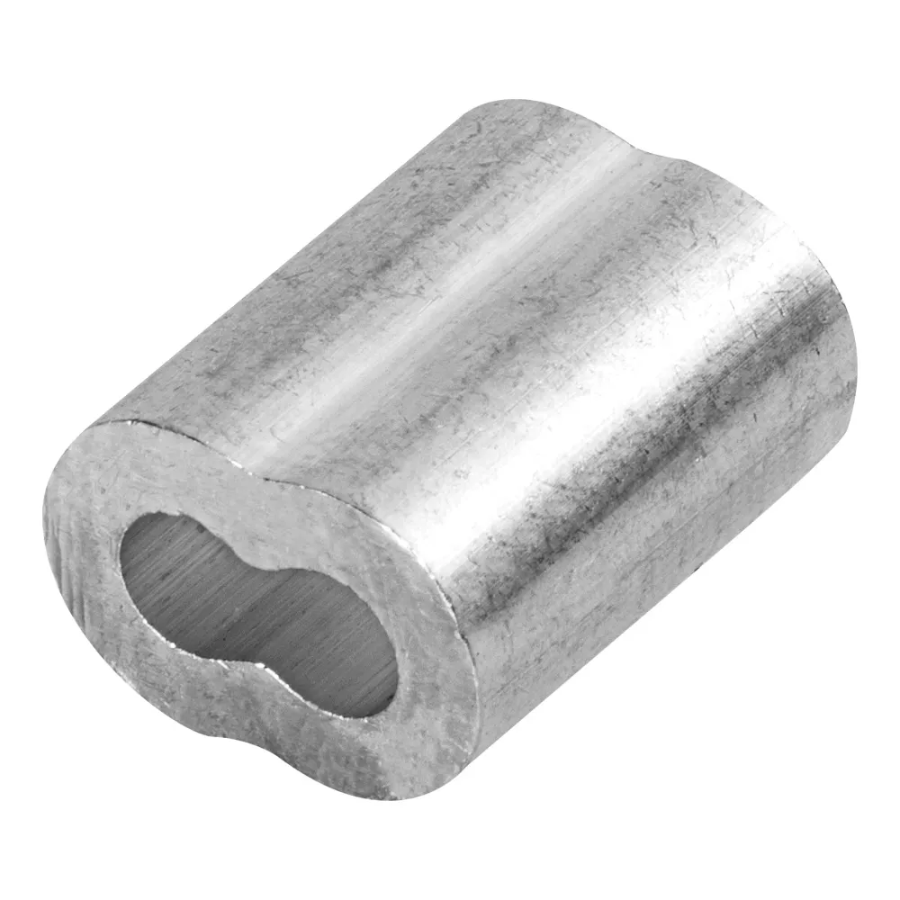 BOLSA CON 50 CASQUILLOS DOBLES DE ALUMINIO 1/8" FIERO