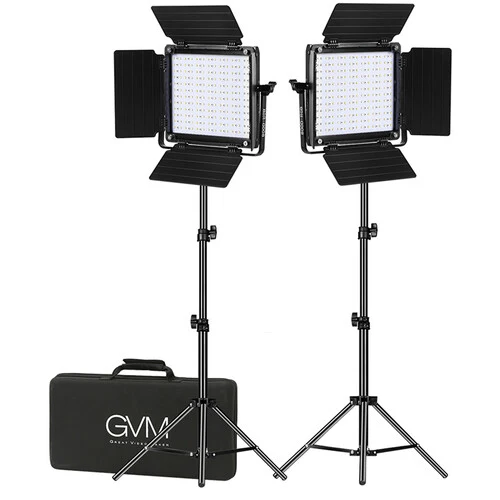 GVM 800D-RGB LED Studio 2-Video Kit