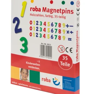 Magnetic Numbers, De madera Magnetic Board Set Numbers and Symbols, 35 Pieces, School Toy Kids