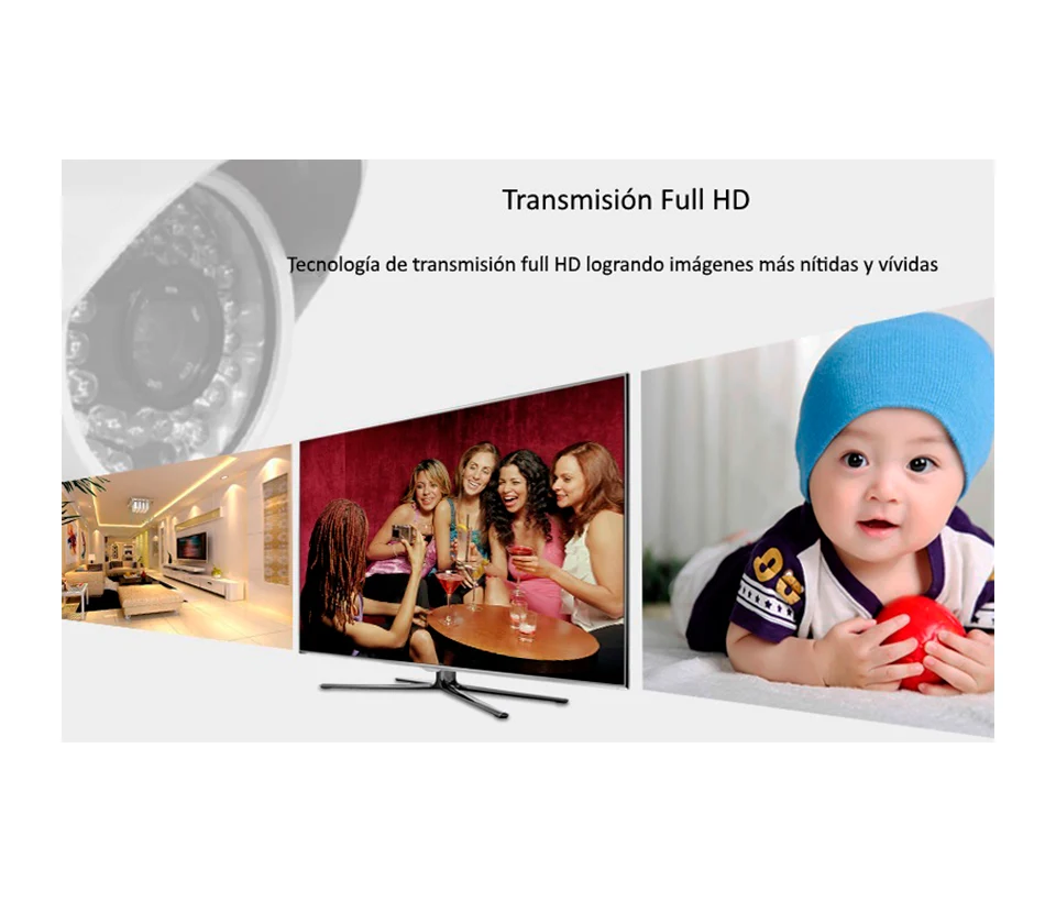 SAXXON LKV372PRO- Kit extensor de video HDMI/ Resolucion 1080p/ CAT 6/ 6A Cobre / Hasta 50 metros/ Loop HDMI en transmisor...