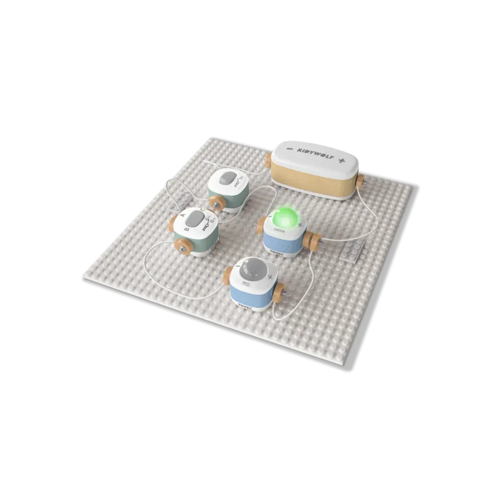 Set de Experimentos Magnéticos Mi Primer Kit Eléctrico - Iniciación 11 piezas