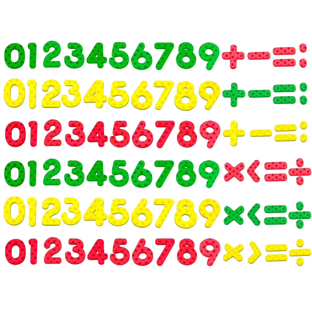 SpriteGru 102 números magnéticos para la educación básica de matemáticas matemáticas (fondo de estrellas) | Seguro | Didác...