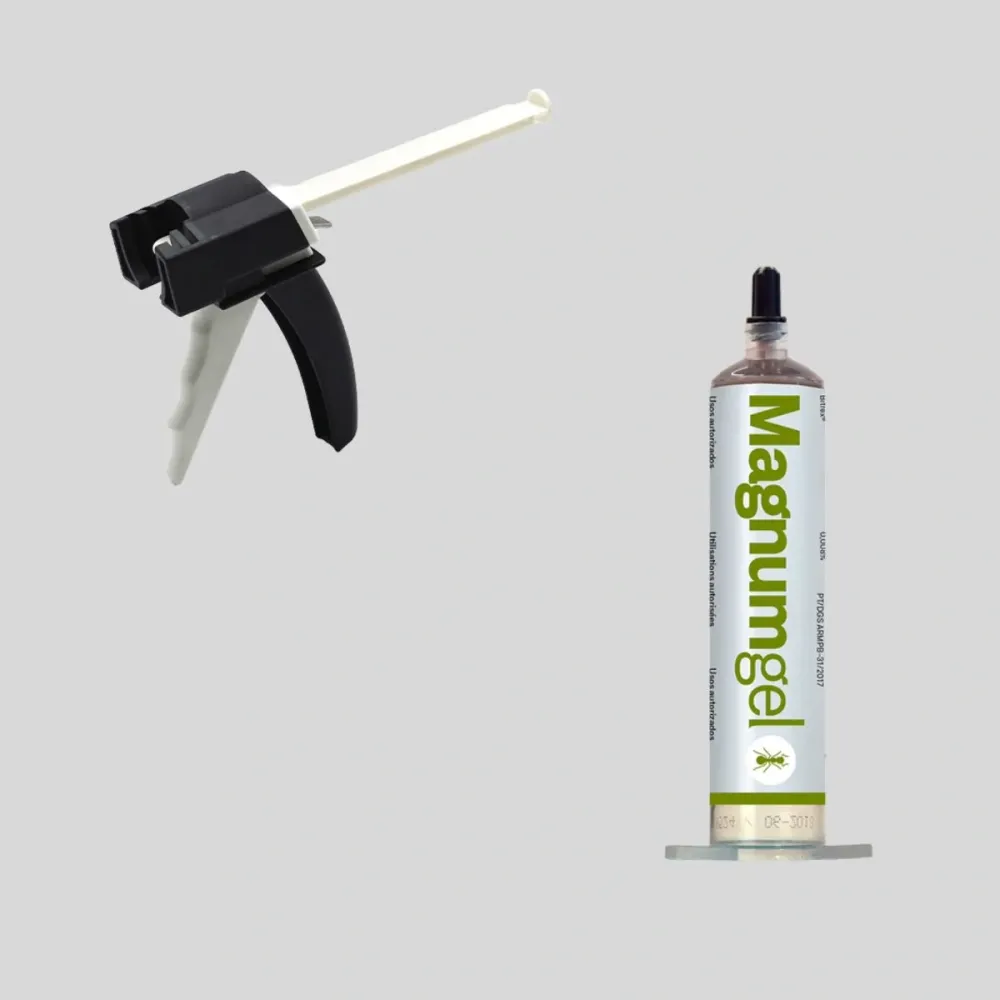 Kit profesional Jeringa anti-hormigas 40 g + Pistola aplicadora | 1.º uso (No Dañino)