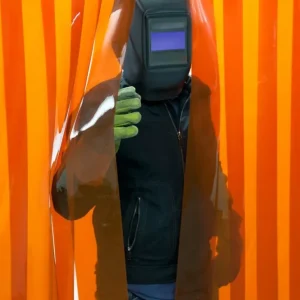 Welding Strip Curtains & Door Kits - Naranja / Red