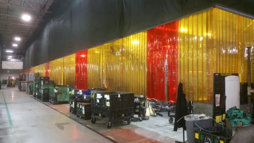 Welding Strip Curtains & Door Kits - Naranja / Red