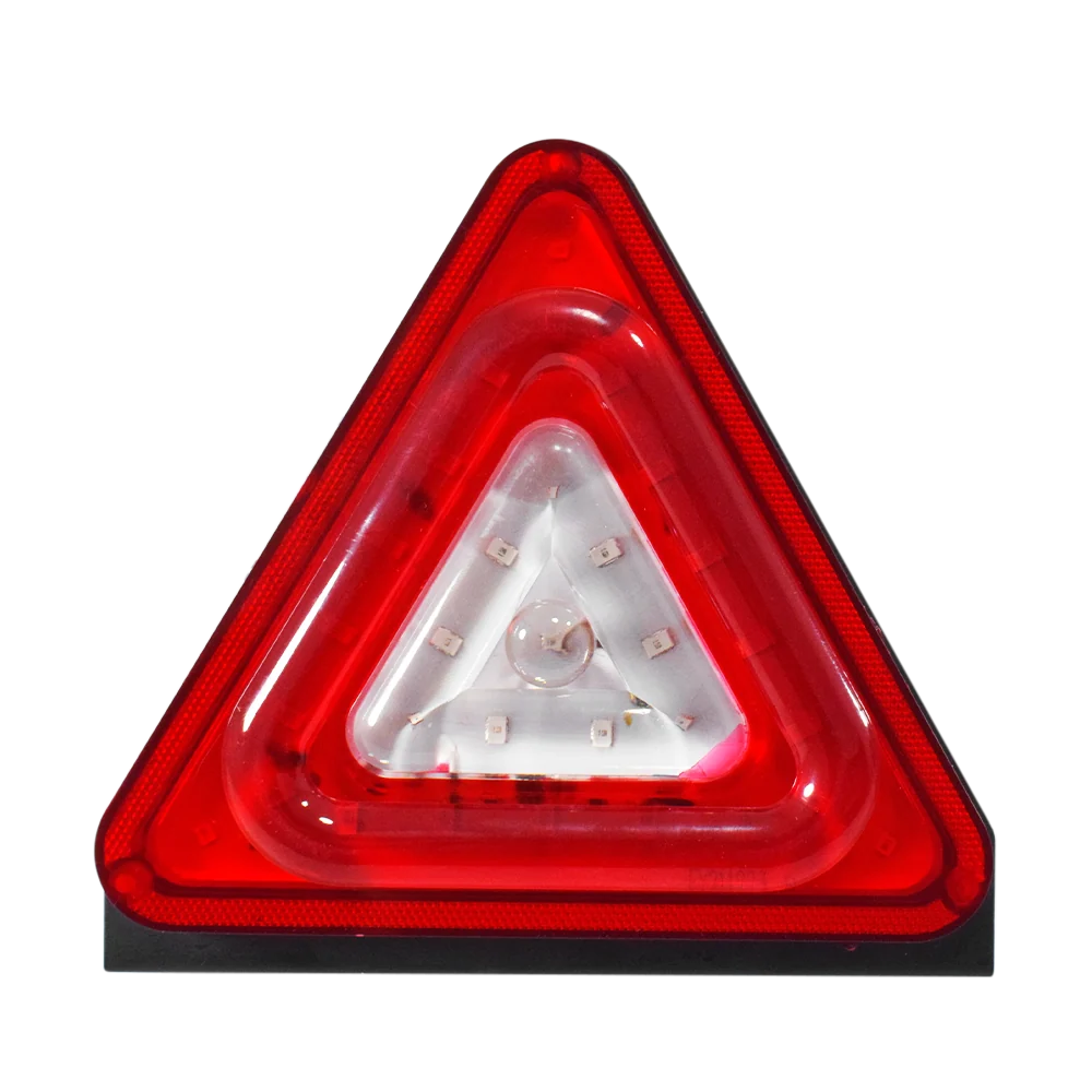 Faro posterior Triangulo 31 Luz LED Destellante Rojo – Azul 24V HB