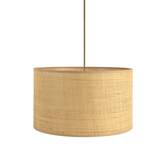 Lámpara colgante rafia sin aditivos Ø28x17cm E27 - OPLC0030