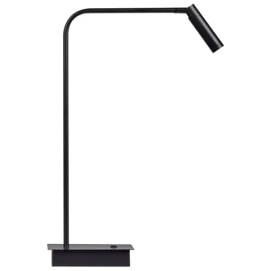 Lámpara LED de escritorio LAWSON Ajustable Acero Negro