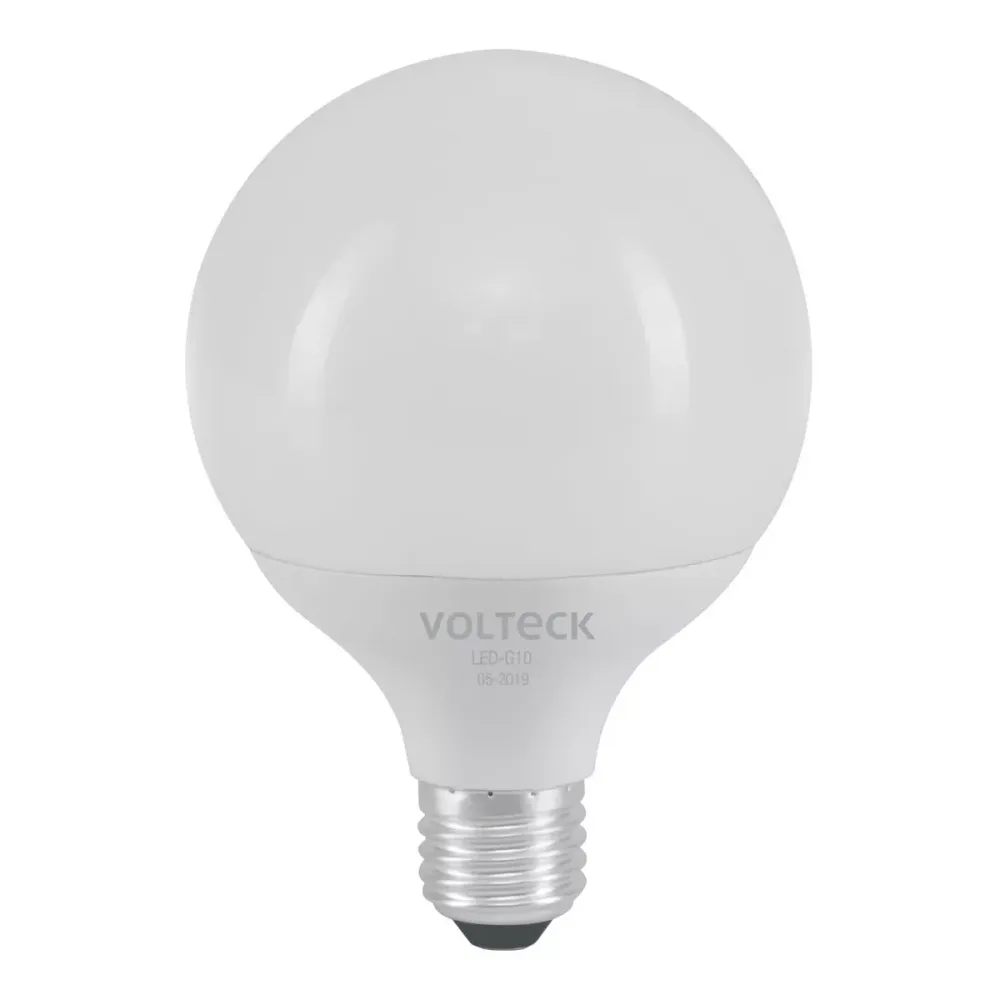 Lámpara de led tipo globo 8 w luz de dí, en caja, volteck LED-G10