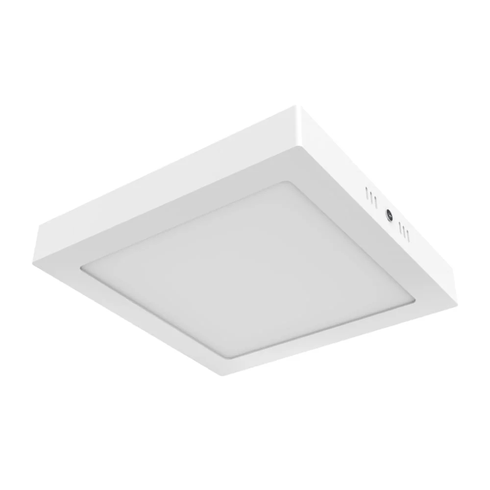 Lámpara Plafón LED de Sobreponer, 18 W, Luz Blando Cálida, Interiores, No atenuable, LED integrado