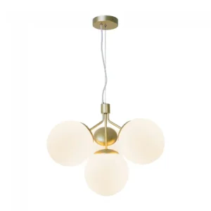 Lámpara de techo Ivona Opal (4 luces) Cristal Vanguardista