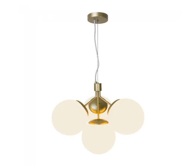 Lámpara de techo Ivona Opal (4 luces) Cristal Vanguardista