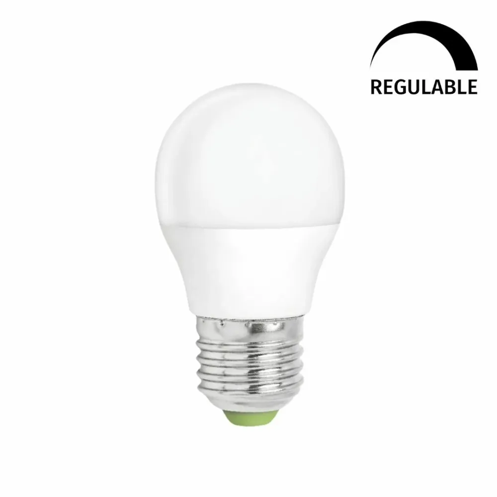 WOJ14378 LAMPARA ESFERICA LED REGULABLE E27 5W 3000K SPECTRUM