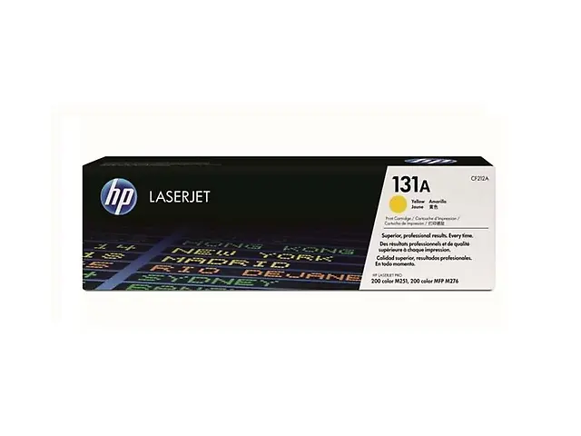 Certificado UL Hp 131 toner cf212 para laser jet cartridge, amarillo