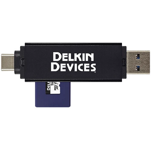 Controlador de Acceso Multipunto Delkin Devices USB 3.2 Gen 1 Lector