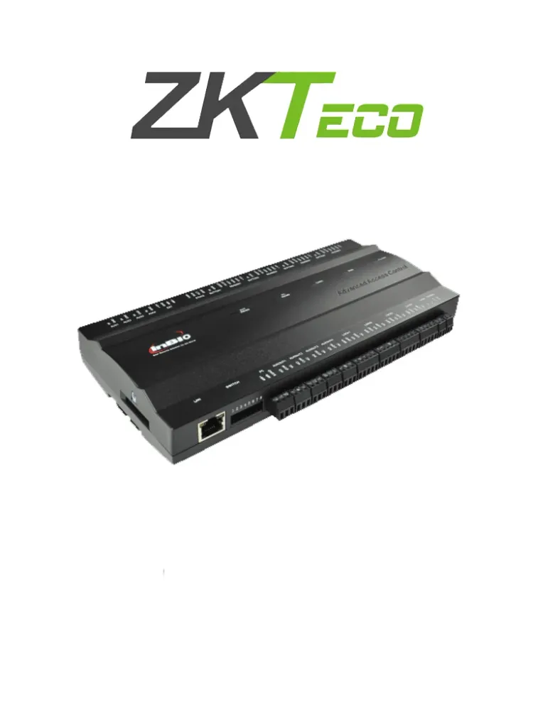 Grado Industrial ZKTECO INBIO460 - Control de Acceso para 4 Puertas / 4 Lectoras / 3000 Huellas / 100000 Registros