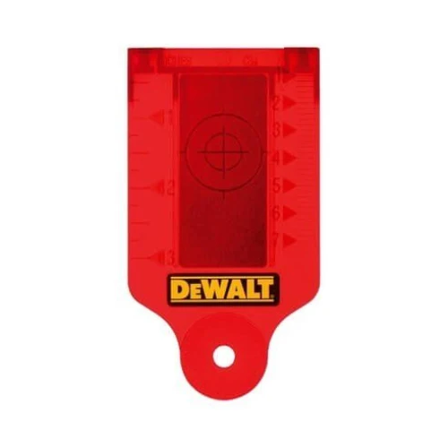 Tarjeta magnética graduada para láser rojo Dewalt DE0730 con Garantí del Fabricante