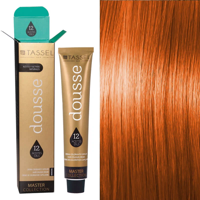 Tinte 12 aceites Nº7.43 Rubio medio cobre dorado 100 ml - Dousse