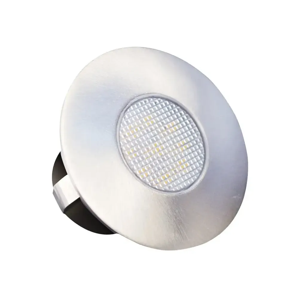 Empotrado adir p/ piso redondo 3w rgb ip67 de Aleación 6063