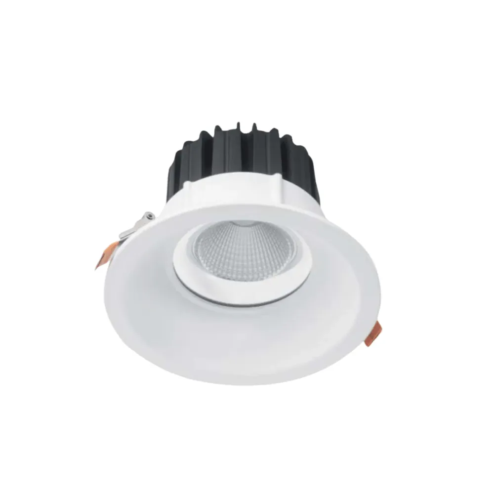 Estevez Luminario Empotrado LED 14W 3000K, Modelo Dorit ETC-0349-BLA con Cable de Conexión