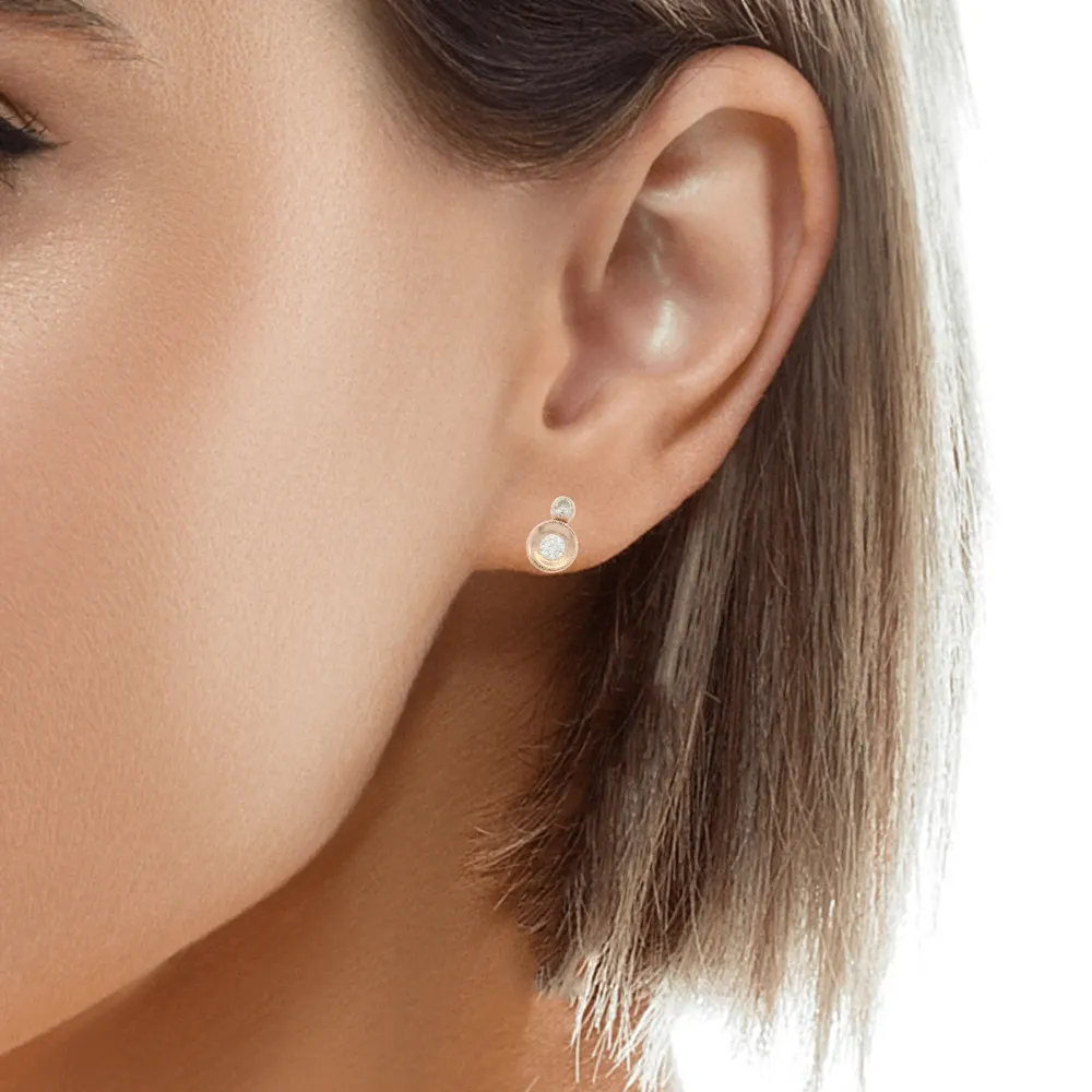 14KY DOUBLE BEZEL PIERCING