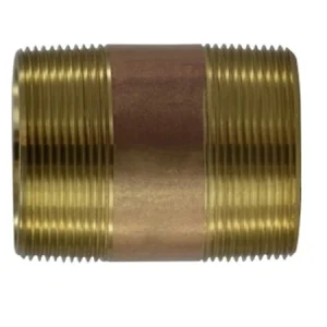 2" X 2-1/2" Red Latón Nipple Fittings 40161
