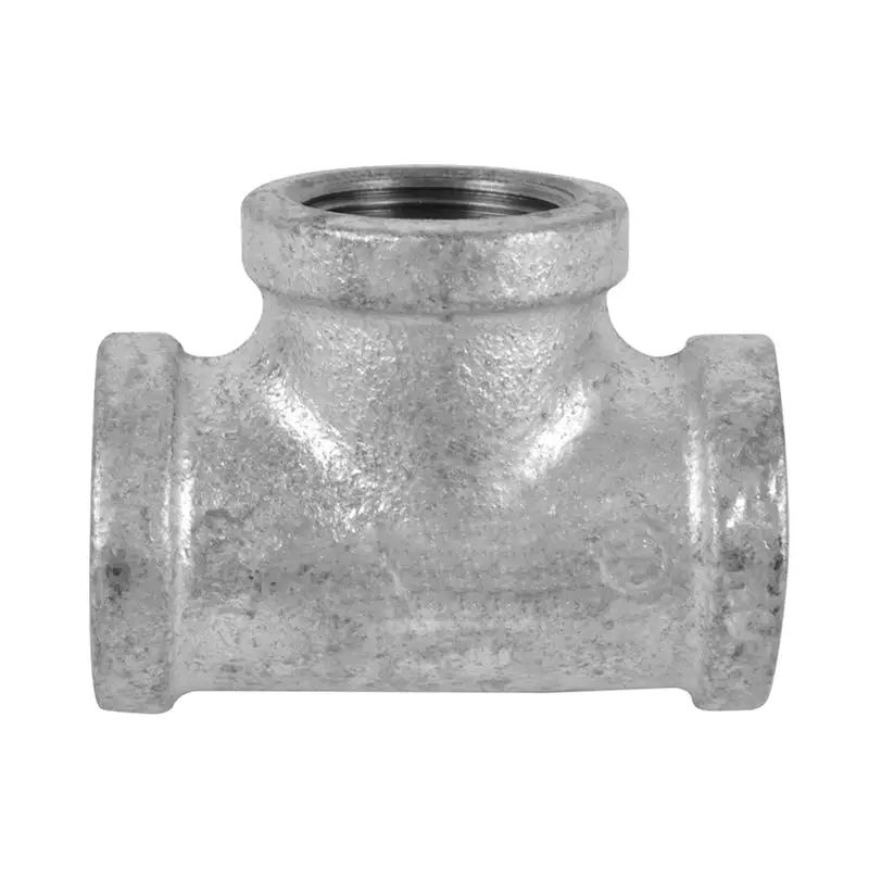 Alta Resistencia para Metales Duros Tee 2.1/2" Galvanizado roscada