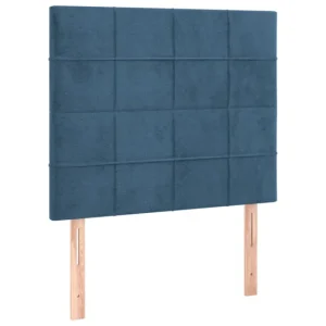 Cabeceros 2 unidades de terciopelo rosa 80x5x78/88 cm Esbelto