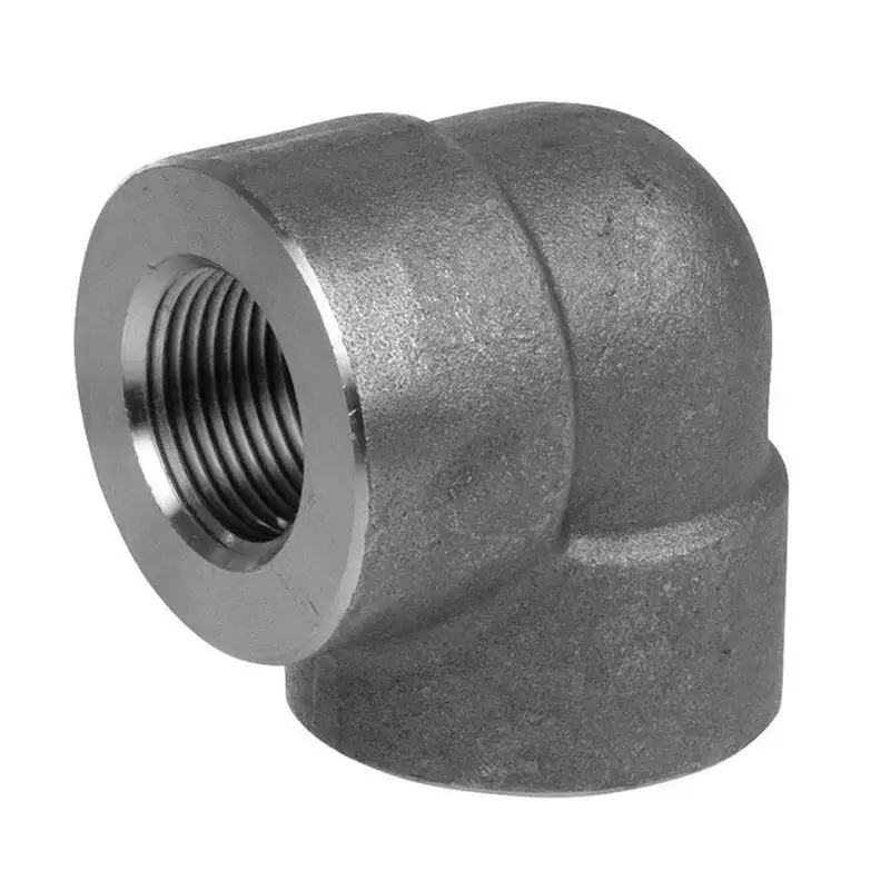Codo de 90° x 2" roscado de 3000 libras con Tratamiento Antidesgaste
