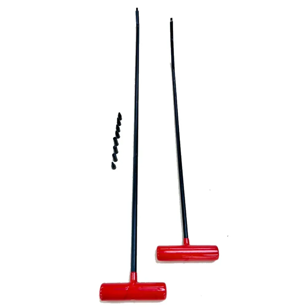 CONJUNTO DE 2 BARRAS CON CURVA Y PUNTAS ROSCADAS EN 5/16" M6 x 1.0 | Rosca Métrica