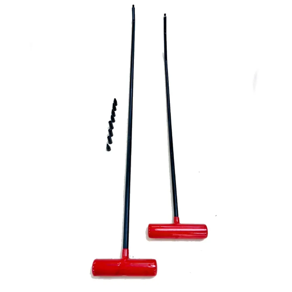 CONJUNTO DE 2 BARRAS CON CURVA Y PUNTAS ROSCADAS EN 5/16" M6 x 1.0 | Rosca Métrica