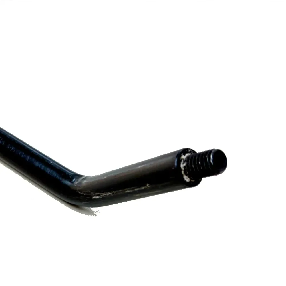 CONJUNTO DE 2 BARRAS CON CURVA Y PUNTAS ROSCADAS EN 5/16" M6 x 1.0 | Rosca Métrica