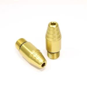 Contrapesos roscados de manillar Gilles Tooling-2 dorado con 3 Machos por Juego