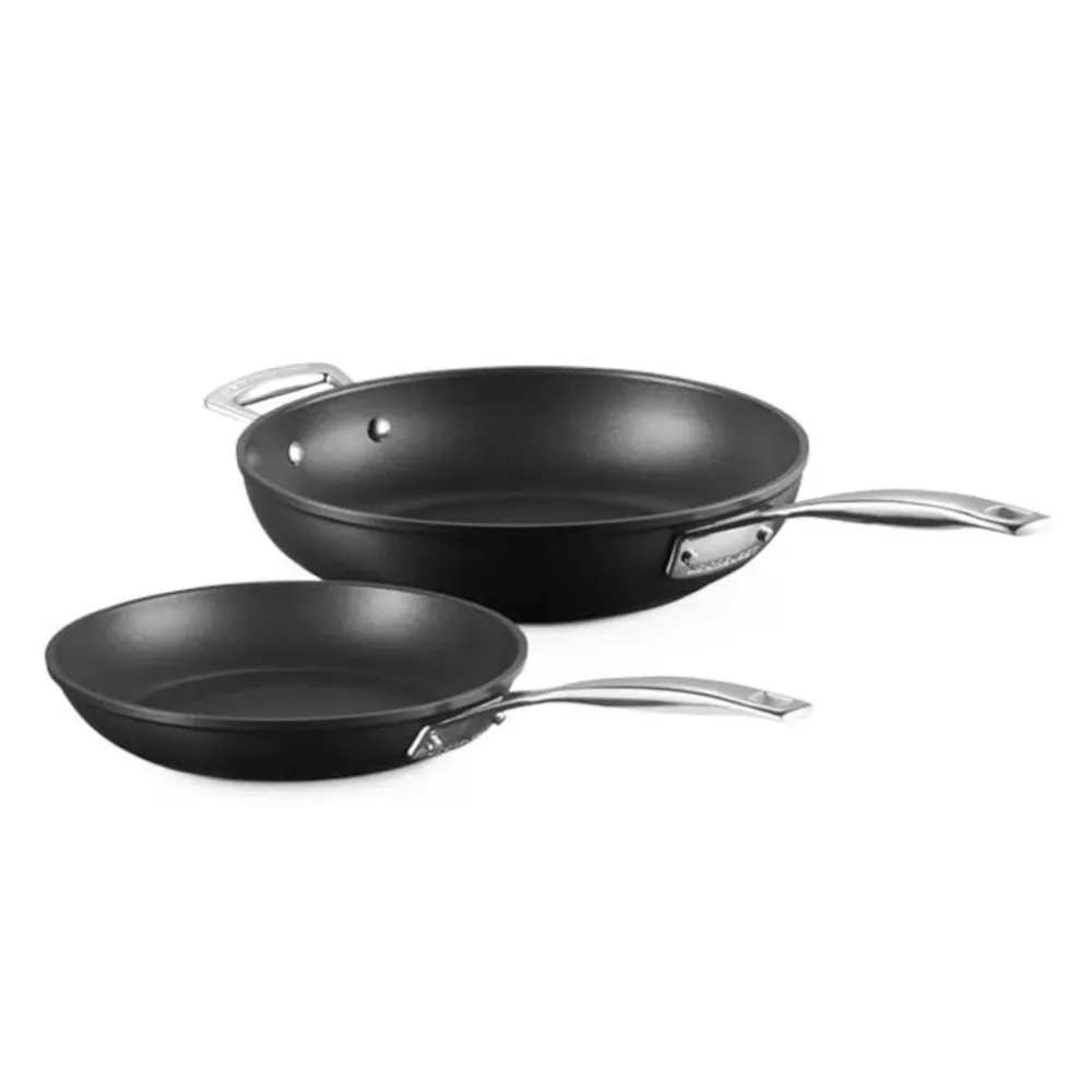 Le Creuset Set 2 high and low frying pans (DIN 352)