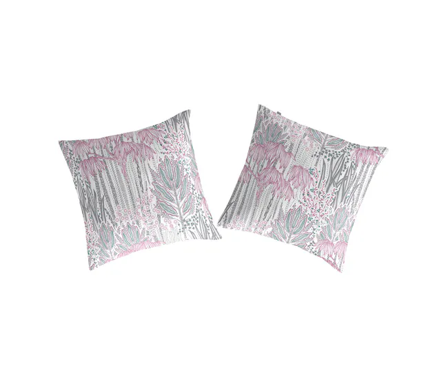 2 cuadrantes CAREUS 65x65 cm - rosa