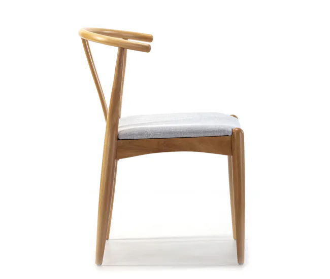 HSS-G con Ranuras Pack 2 sillas Rustic Color Roble, Madera Maciza, 55 cm (Largo) 54,5 cm (Profundo) 76 cm extenso