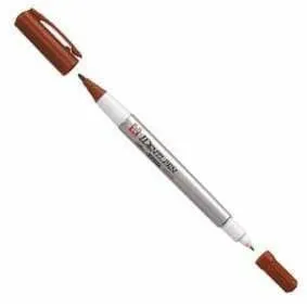 HSS-G con Ranuras Sakura Identi pen rotulador tinta permanente doble punta marron