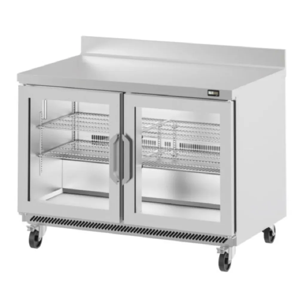 UC 36 RW CR INFRICO MESAS DEPTH WORKTOP DE REFRIGERACIÓN 36" 2 PUERTAS DE CRISTAL Juego Completo M4-M12