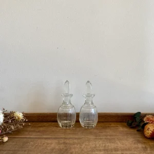 Juego de Machos y Terrajas Duo de flacons en verre travaillé