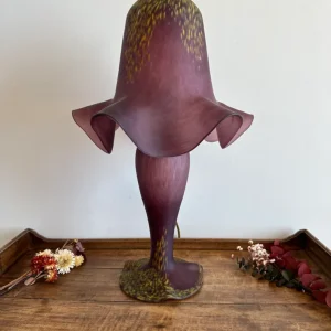 Lampe tulipe en verre intégral éclairage al doble