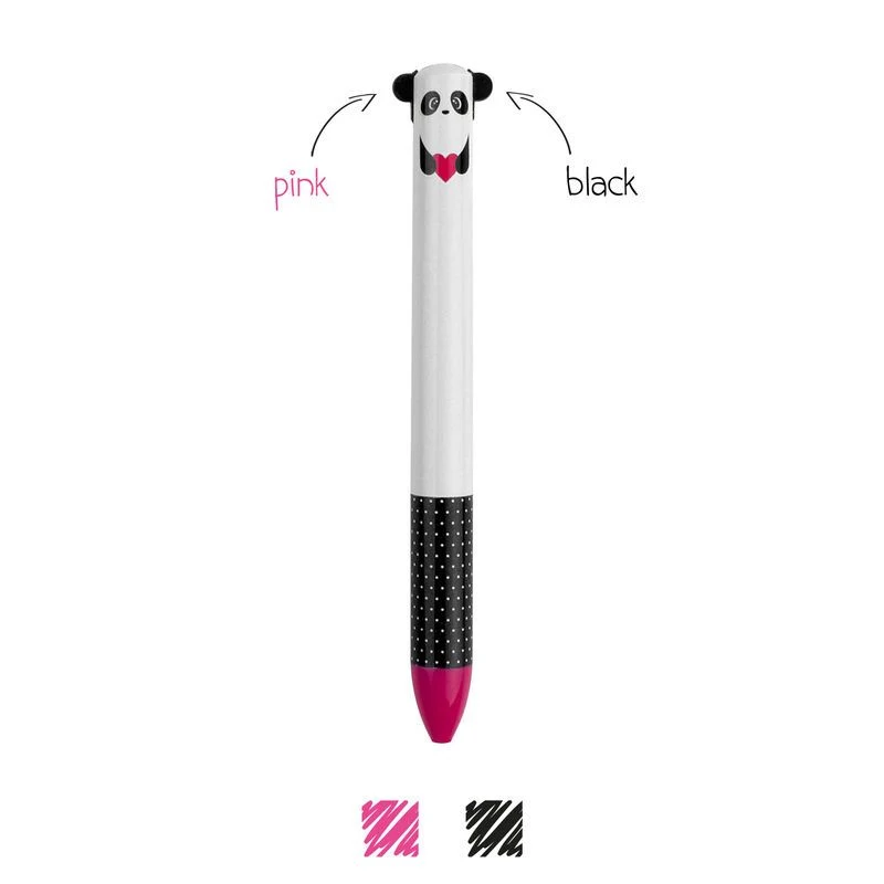LAPICERO CLICK AND CLACK DOS COLORES PANDA (CLICK0024) con 3 Machos por Juego