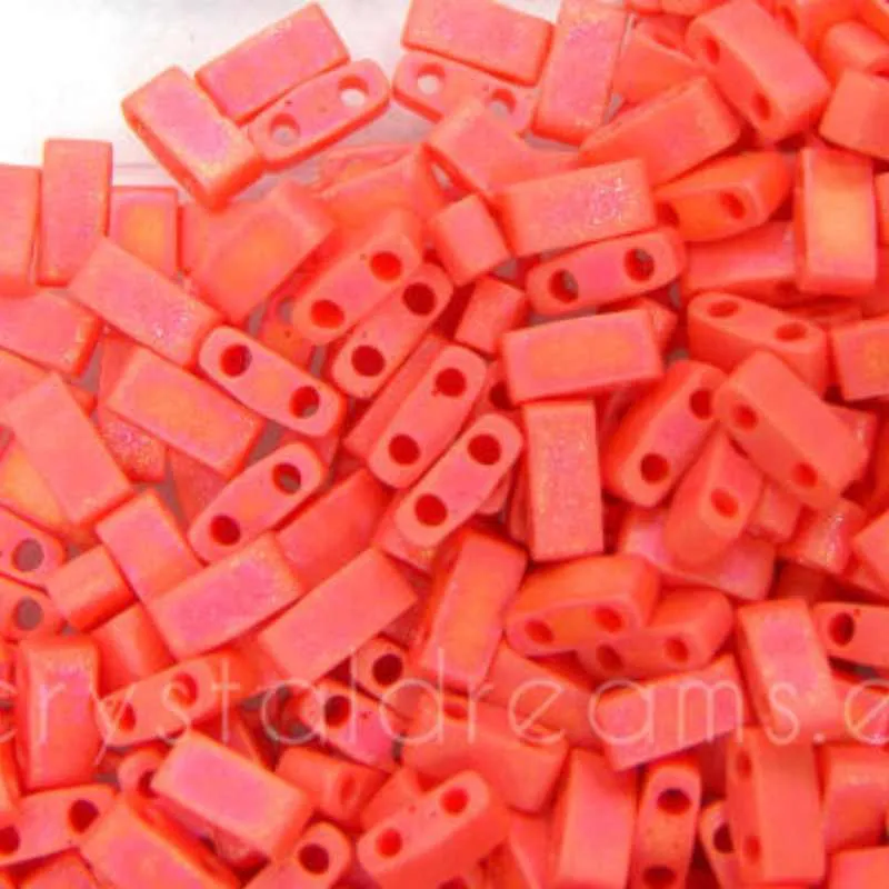 Miyuki Half-Tila - 2,5mm - 2 gr. - Terroso Opaque Orange AB