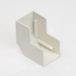Para Acero Inoxidable 304 Blister 2 piezas ángulo exterior 30 x 25 blanco