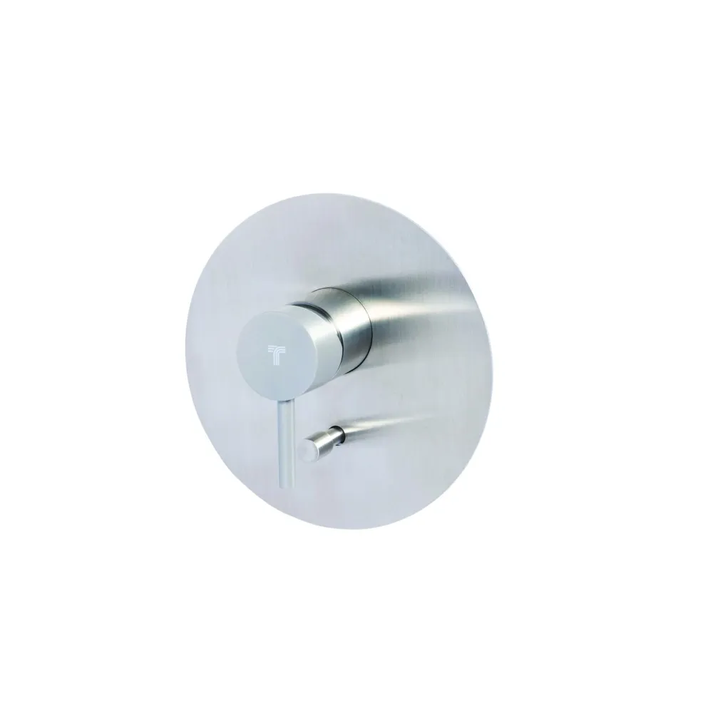 Para Acero Inoxidable 304 Rubinetto miscelatore Doccia incasso con deviatore due vie acciaio inox Finitura Spazzolata con...