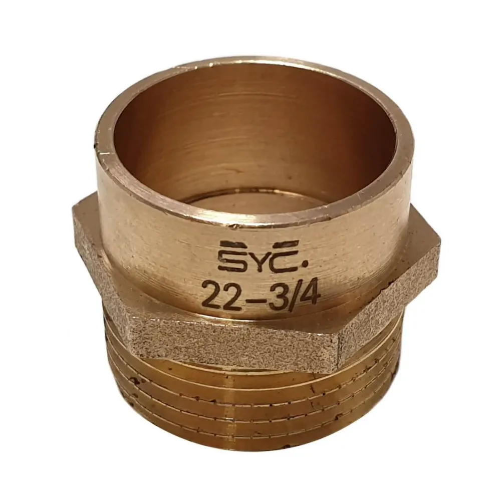 Para Roscas Ciegas Manchon laiton à souder diamètre 2.2cm